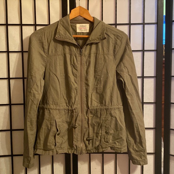 Ashley by 26 International Jackets \u0026 Coats | Ashley by 26 International Utility Collection Olive Green Utility Jacket Size S | Color: Green | Size: S